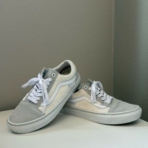 Crème and Gray Vans